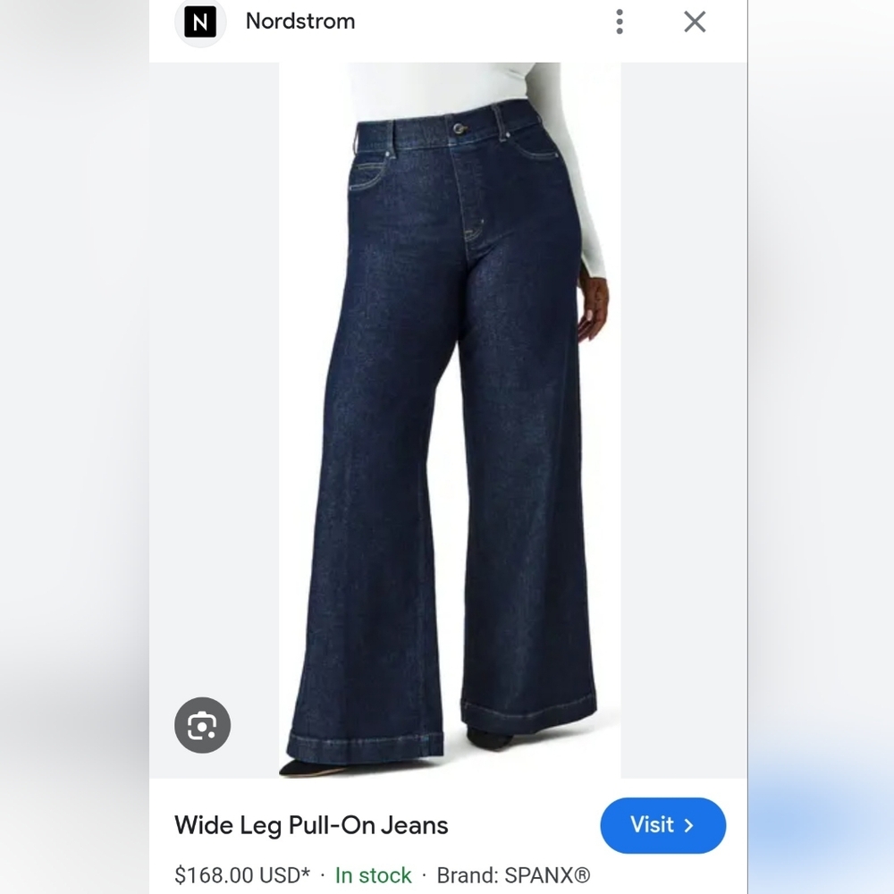 SPANX Women's Flare Jeans - Deep Indigo